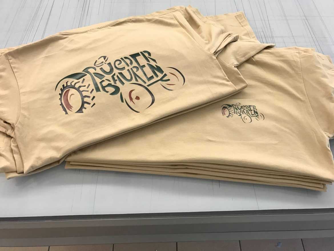 Tshirts im Flexdruck Made4you Werbung