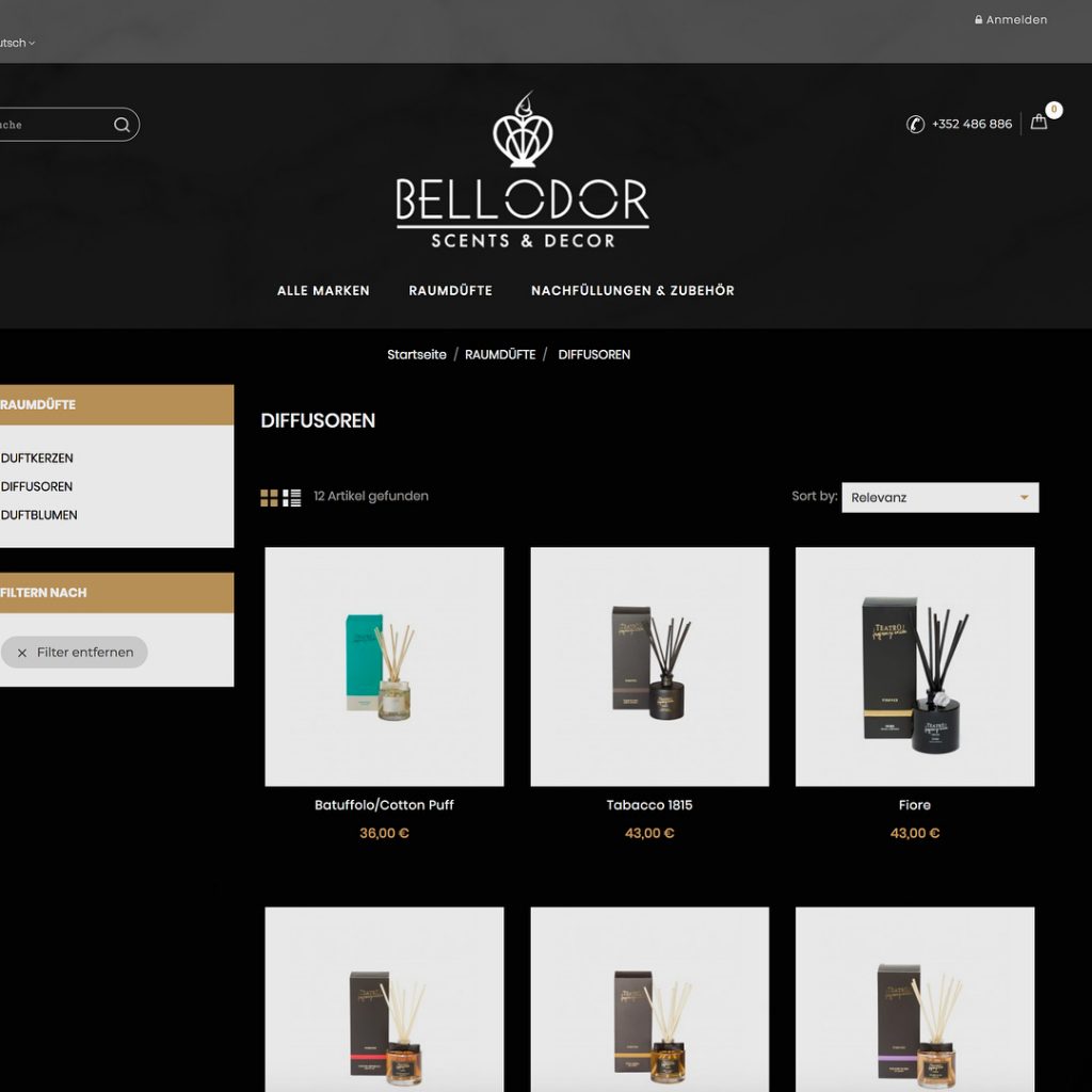 Neuer Shop für exklusive Nischendüfte Bellodor