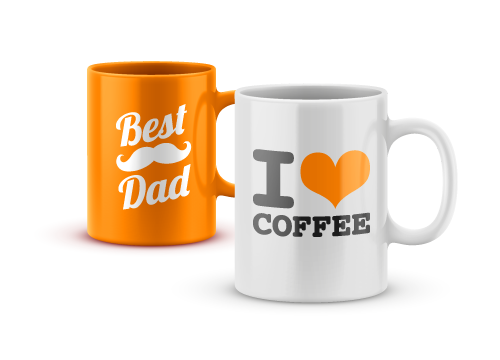 Tassen Kaffeebecher drucken lassen Wasserbillig Luxemburg Trier Konz Grevenmacher